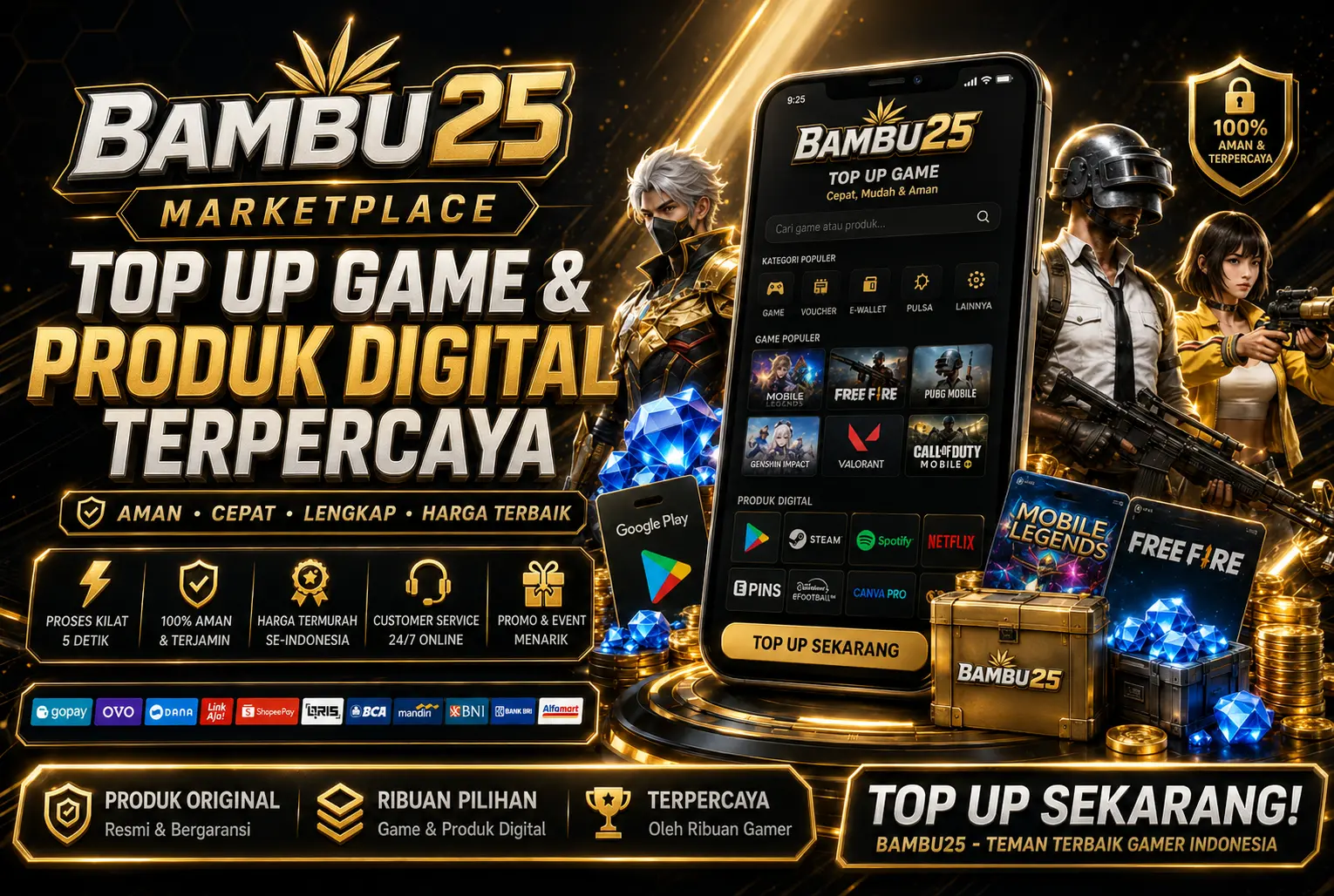 BAMBU25 ﾒ Desa Perajin Digital Dengan 25 Cara Bermain Untuk Mengolah Bambu Membangun Fasilitas 